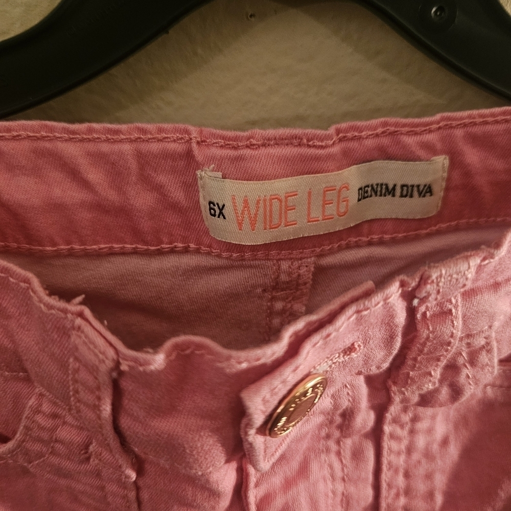 Pink Kids Utility Jeans - Picture 6 of 11